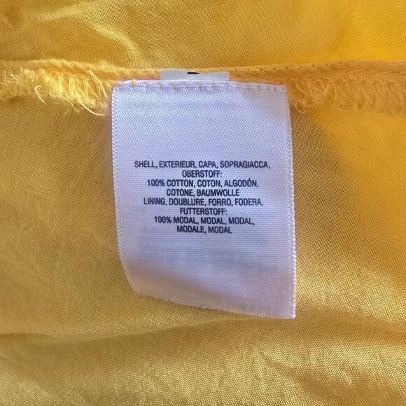 Anthropologie Maeve Yellow Pintuck Button Front Smocked Back Maxi Dress , EUC, S - Picture 15 of 16